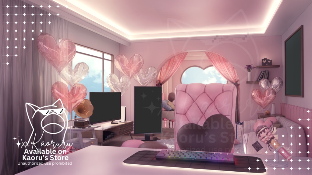 チョコレートルームの背景 [Chocolate Room Background]