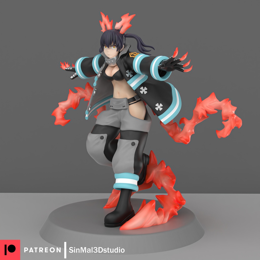 FIRE FORCE TAMAKI KOTATSU 3D PRINT