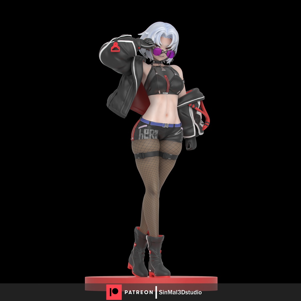 NIKKE-DRAKE racing villain 3D print model