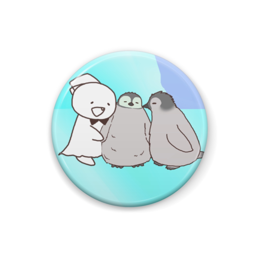 ペンギンといっしょ 缶バッチ