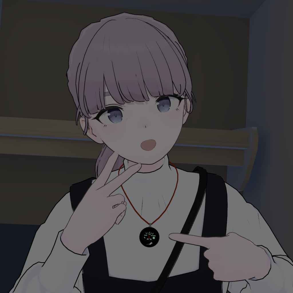 【VRC想定】アンメーター風ネックレス「PATH」(ammeter necklace)