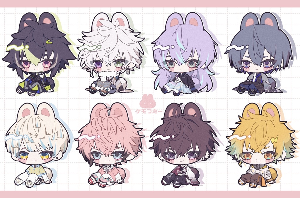 【非公式】けもつえー自立ミニアクリルスタンド