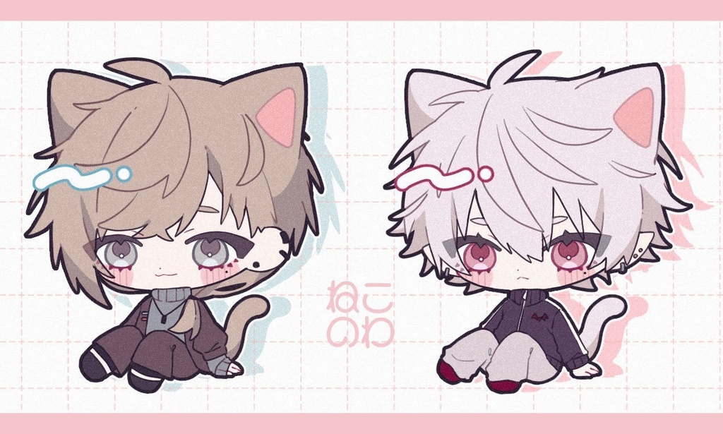 【非公式】ねこのわ自立ミニアクリルスタンド