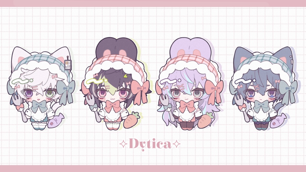 ケモ耳Dyticaアクリルスタンド