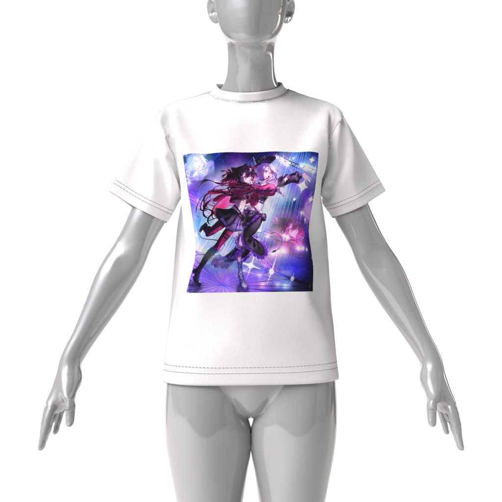 【常設】AbyssDIVA 4周年記念Tシャツ【白 / 黒】