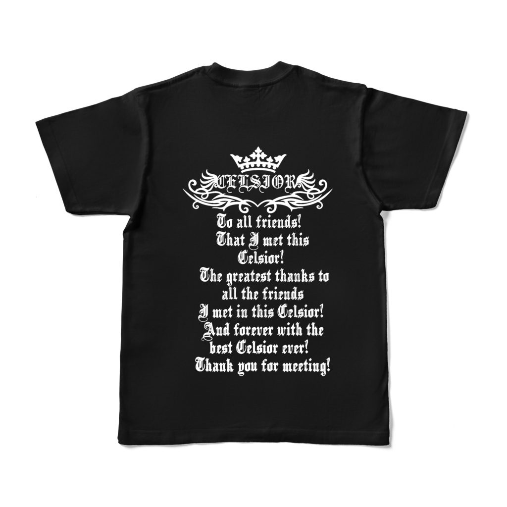 CELSIOR Tシャツ 黒