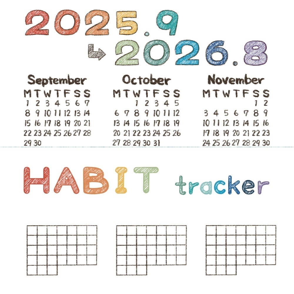 2025.9-2026.8 "M"  / HABIT tracker