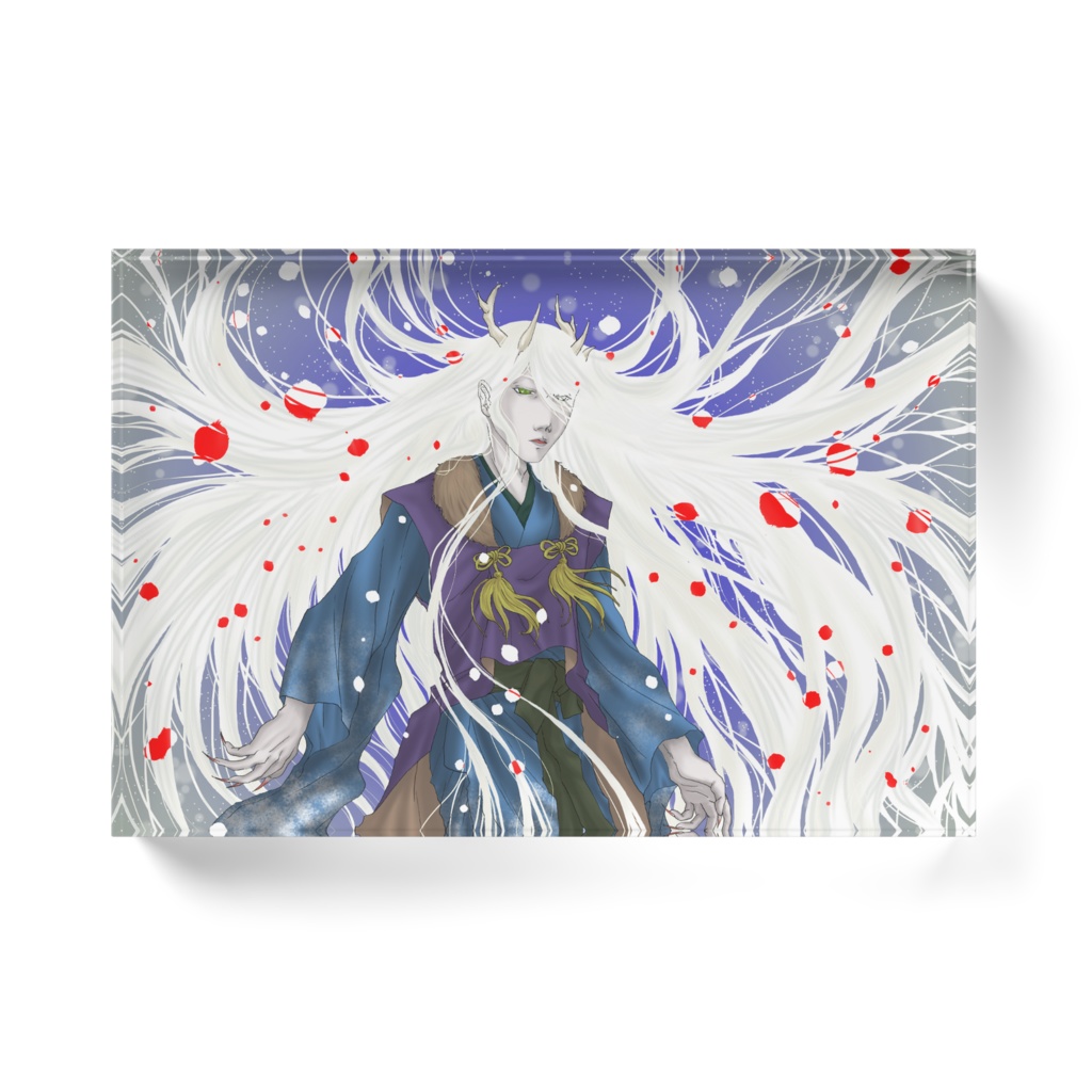 アクリルブロック「白鬼」