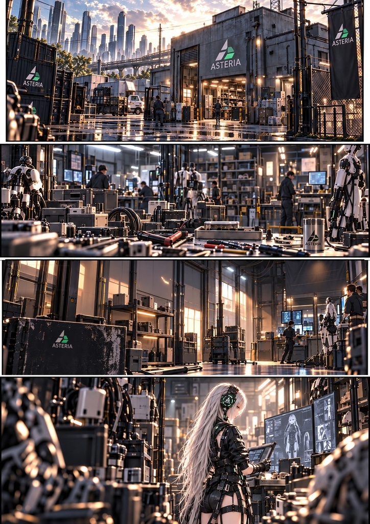 EV03-ELNA Episode 01|本編10P+設定・ビジュアル14P|フルカラーSF
