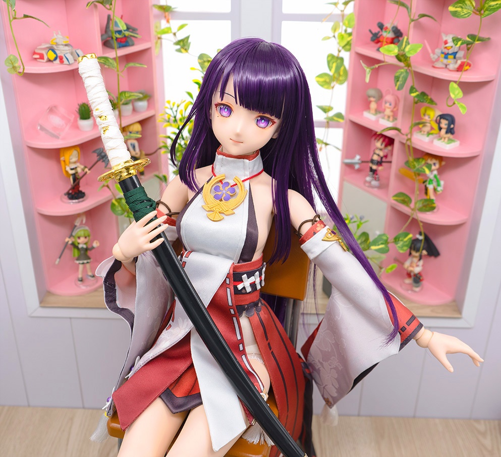 Was sold ★ [KK WORKSHOP] NO.368 DDH-09 フレッシュ肌カスタムヘッド+アイ+ウイッグ