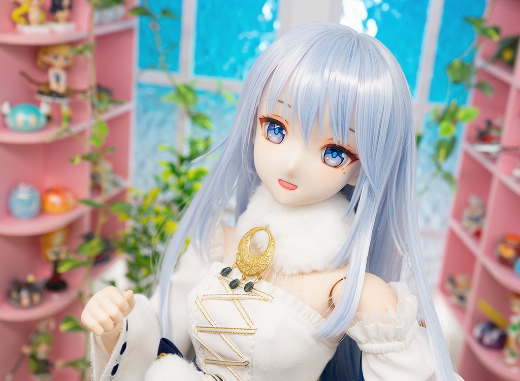 Was sold ★ [KK WORKSHOP] NO.374(原神 神里綾華 風) DDH-09 セミホワイト肌カスタムヘッド+アイ