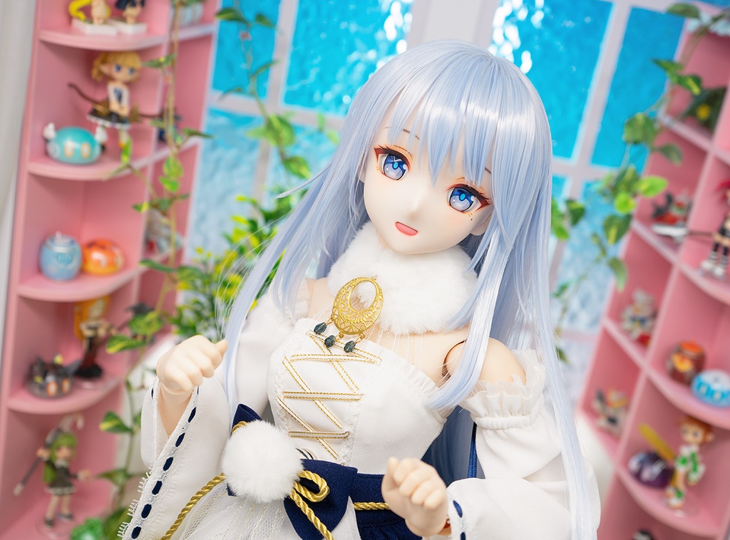 Was sold ★ [KK WORKSHOP] NO.374(原神 神里綾華 風) DDH-09 セミホワイト肌カスタムヘッド+アイ