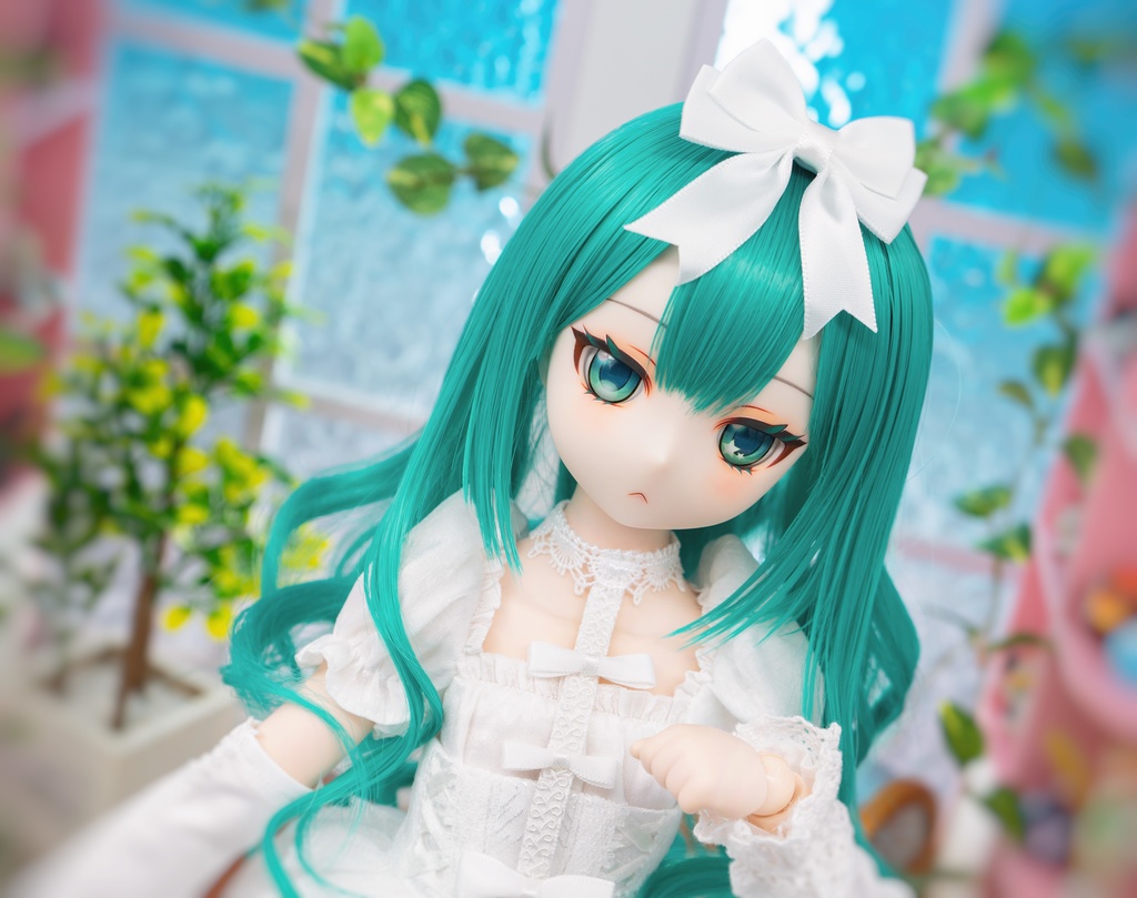 Was sold ★ [KK WORKSHOP] NO.378 DDH-29 セミホワイト肌カスタムヘッド+アイ