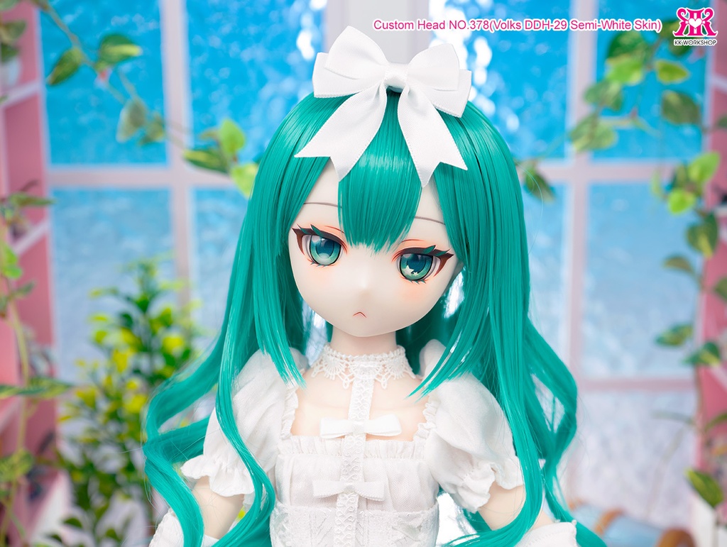 Was sold ★ [KK WORKSHOP] NO.378 DDH-29 セミホワイト肌カスタムヘッド+アイ