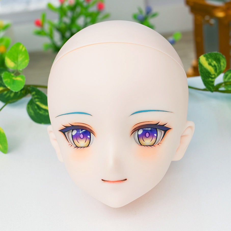 Was sold ★ [KK WORKSHOP] NO.379 DDH-09 セミホワイト肌カスタムヘッド+アイ+ウイッグ