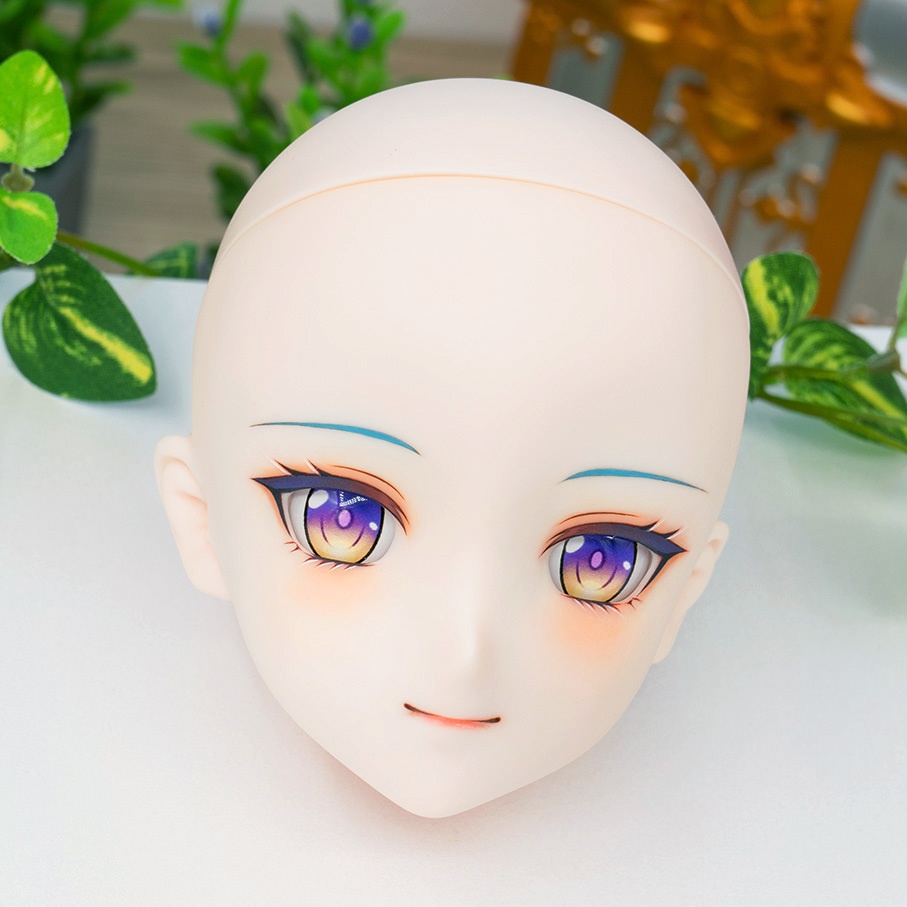 Was sold ★ [KK WORKSHOP] NO.379 DDH-09 セミホワイト肌カスタムヘッド+アイ+ウイッグ