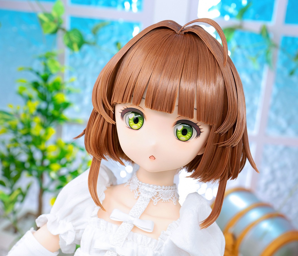 Was sold ★ [KK WORKSHOP] NO.386 DDH-27 フレッシュ肌カスタムヘッド+アイ+ウイッグ