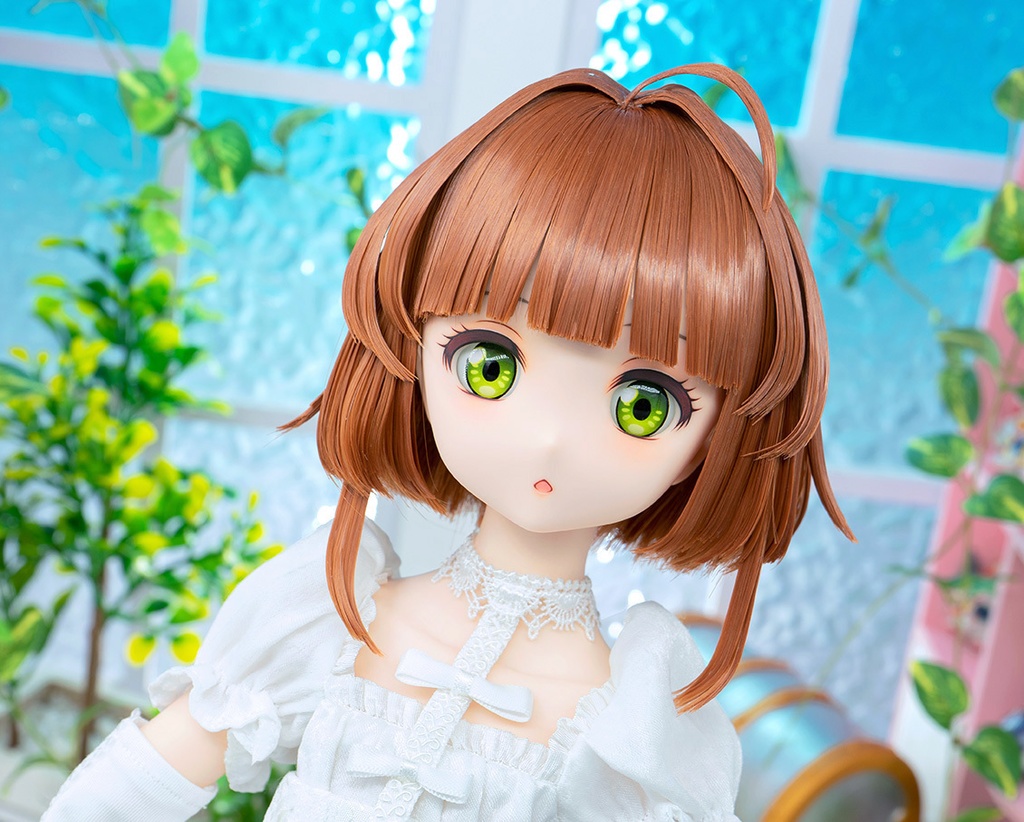 Was sold ★ [KK WORKSHOP] NO.386 DDH-27 フレッシュ肌カスタムヘッド+アイ+ウイッグ