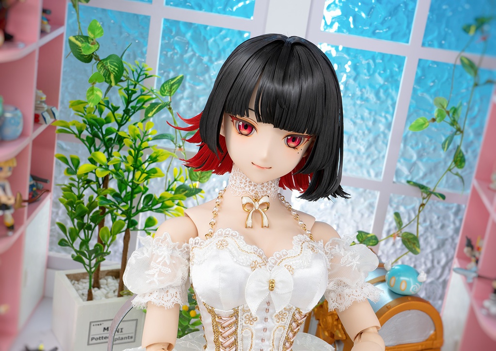 For sell ★ KK Workshop Custom Head NO.390(VOLKS DDH-09 flesh skin + wig + eyes)for DOLLFIE DREAM