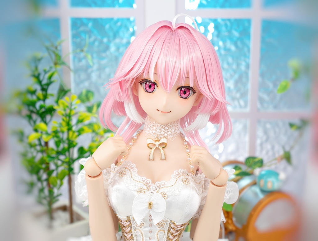 【In Stock / 即納】 ★ [KK WORKSHOP] NO.389 DDH-09 フレッシュ肌カスタムヘッド+アイ+ウイッグ