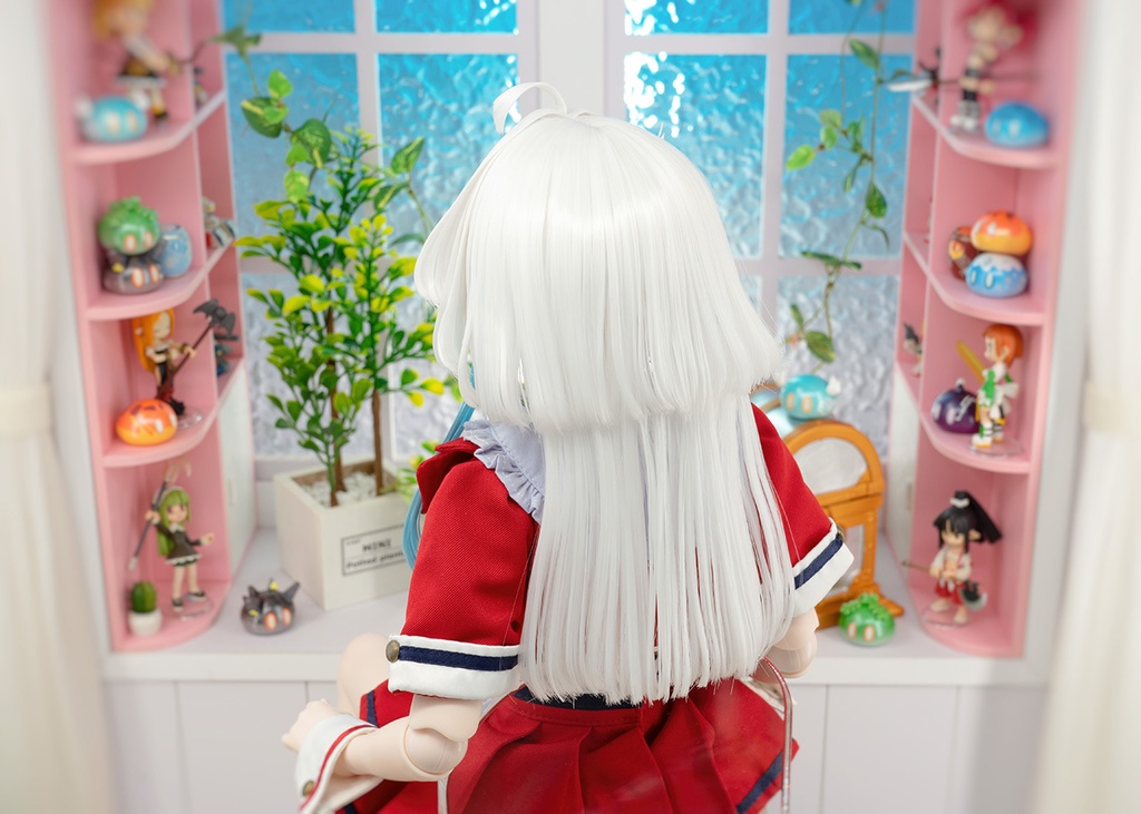 For sell ★ KK Workshop Custom Head NO.392(VOLKS DDH-09 SW skin + wig + eyes)for DOLLFIE DREAM