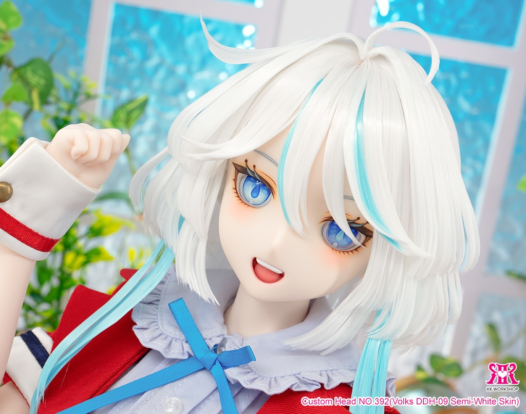 For sell ★ KK Workshop Custom Head NO.392(VOLKS DDH-09 SW skin + wig + eyes)for DOLLFIE DREAM