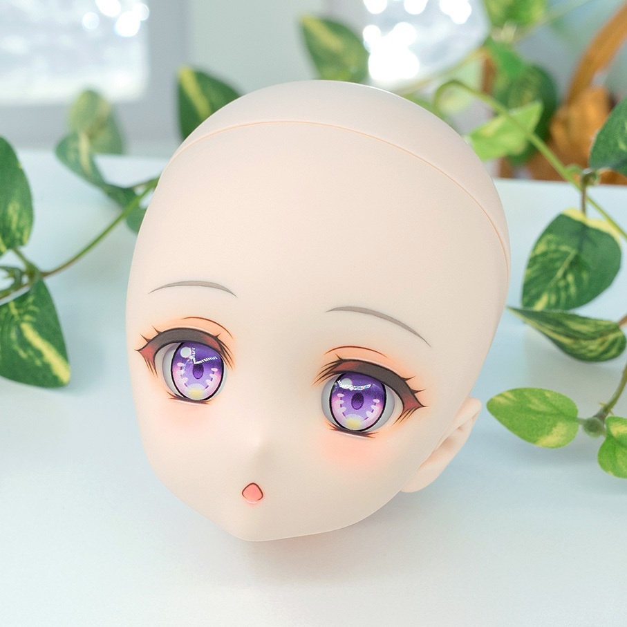 【即納】DDH-27(フレッシュ肌) カスタムヘッド+手作りアイ+ウイッグ KK WORKSHOP NO.397