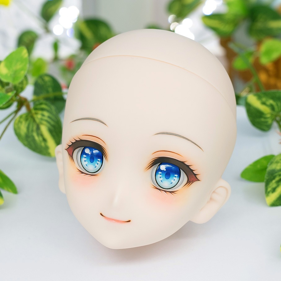 【即納】DDH-06(セミホワイト肌) カスタムヘッド+手作りアイ [KK WORKSHOP] No.400