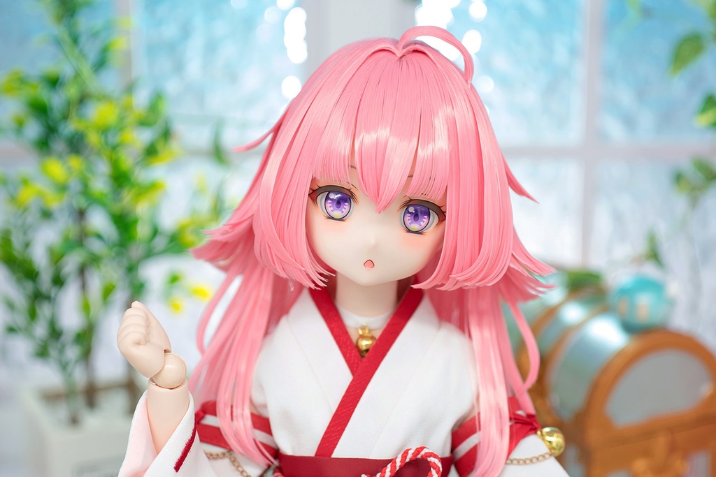 【即納】DDH-27(フレッシュ肌) カスタムヘッド+手作りアイ KK WORKSHOP NO.397