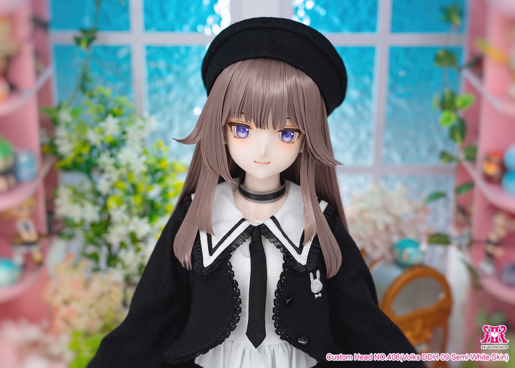 Was sold ★ KK Workshop DDH-09(Semi-white skin)Custom Head(+eyes+wig) commissions order.
