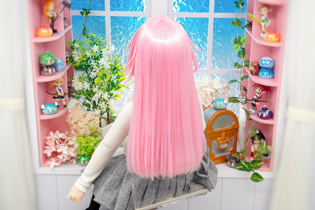 【即納】 ★ KK Workshop 9インチ(1/3)ウイッグ (昔漣 風) for Volks DDH-09