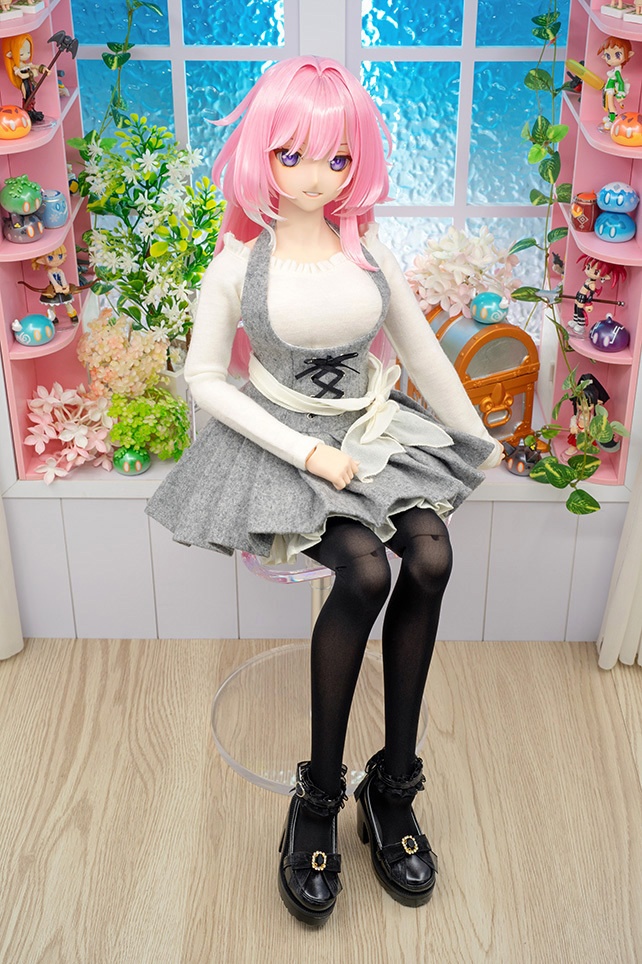 【即納】 ★ KK Workshop 9インチ(1/3)ウイッグ (昔漣 風) for Volks DDH-09