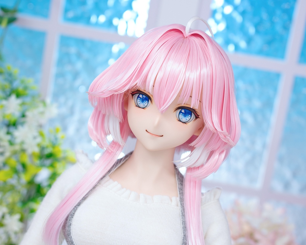 【即納】 ★ KK Workshop 9インチ(1/3)ウイッグ NO.008 for Volks DDH-09