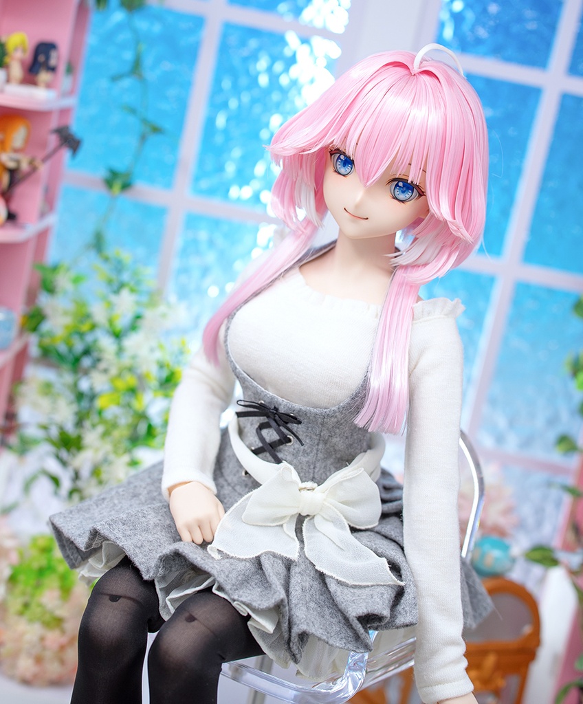 【即納】 ★ KK Workshop 9インチ(1/3)ウイッグ NO.008 for Volks DDH-09