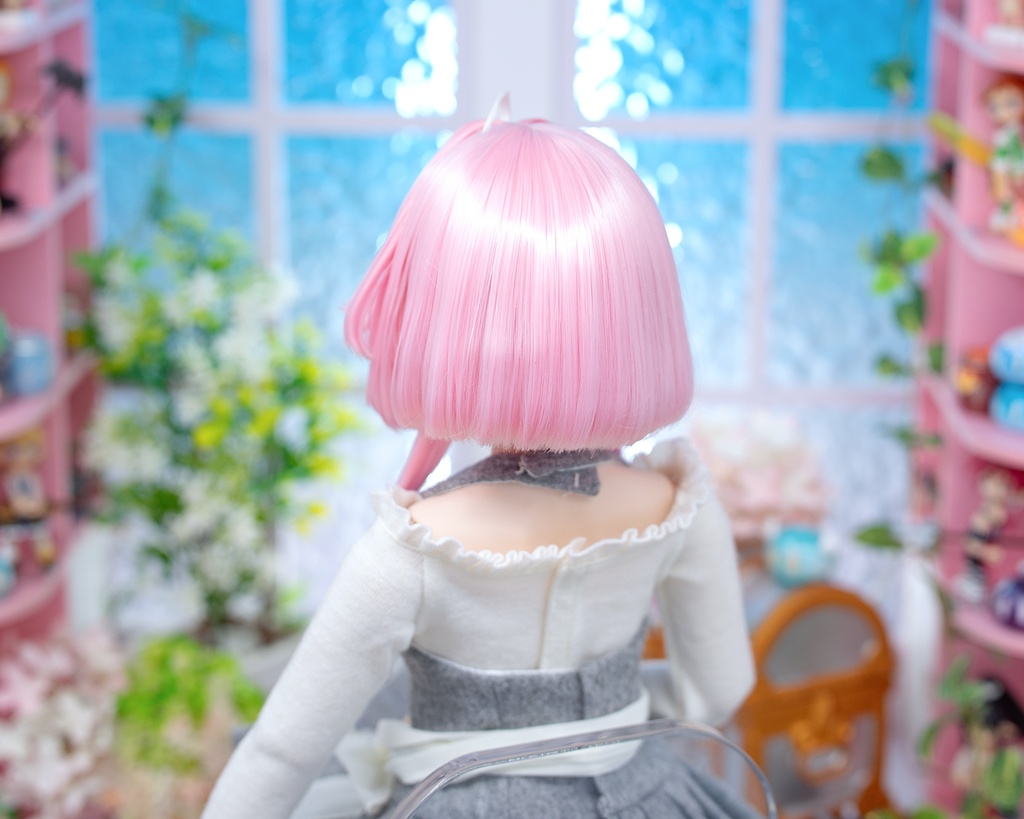 【即納】 ★ KK Workshop 9インチ(1/3)ウイッグ NO.008 for Volks DDH-09