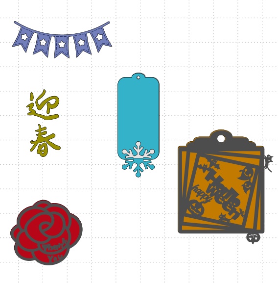 2026お年玉カットデータ<スキャンカット>