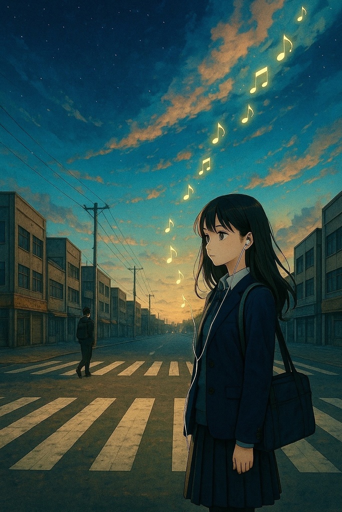 君のイヤホンから聴こえた世界|『あの交差点で、ぼくらはすれ違う。』第2話主題歌(無料)