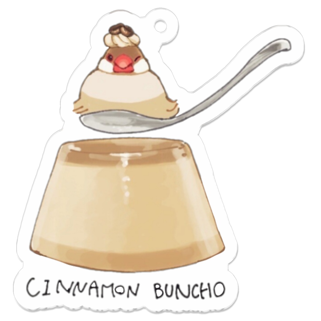 BUNCHOプリン シナモン文鳥
