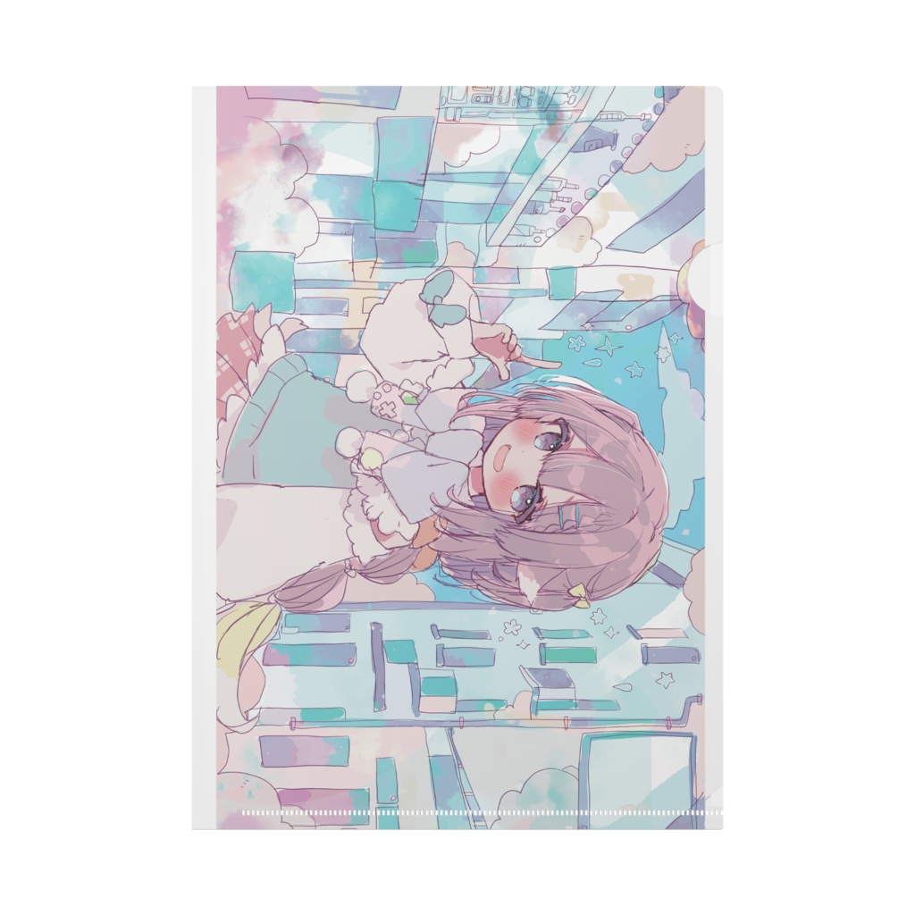 〖 1周年記念 〗ととたん描き下ろしイラストクリアファイル