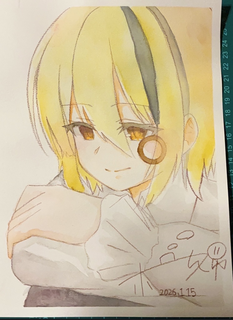 初水彩画　代理ちゃん