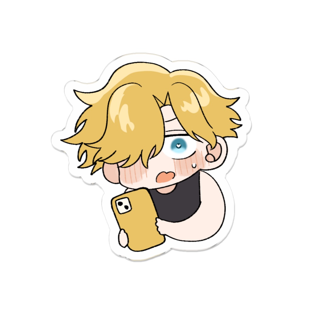 燈ともすミニキャラアクリルバッチ