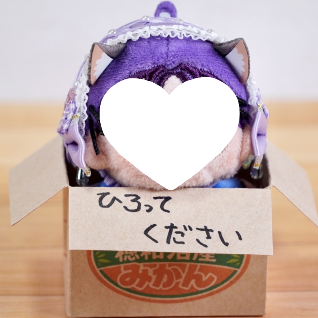 ぬいちゃん用ダンボール〜おひとり様用〜(8cmの特定ぬいちゃん用)