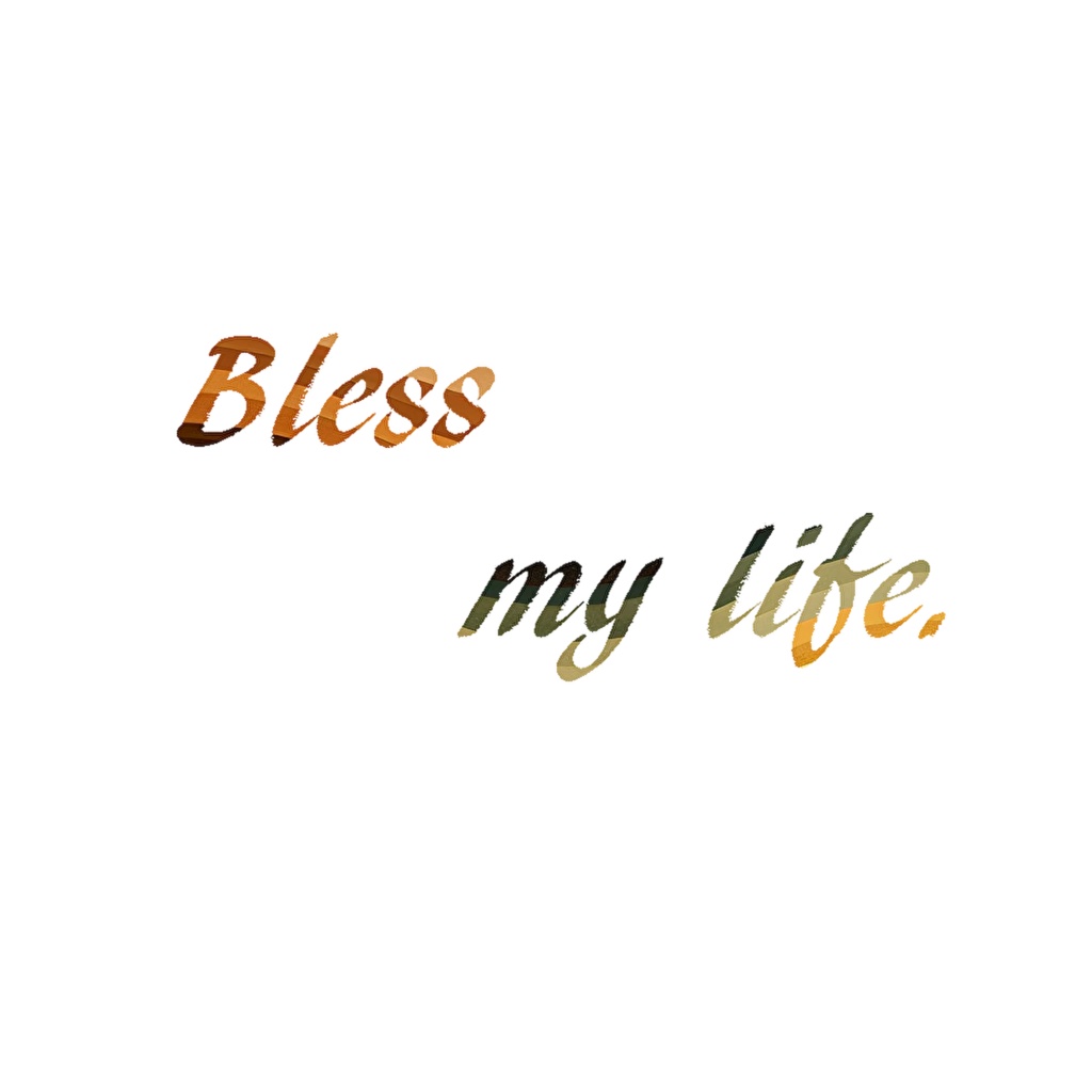 我が人生に祝福をTシャツ