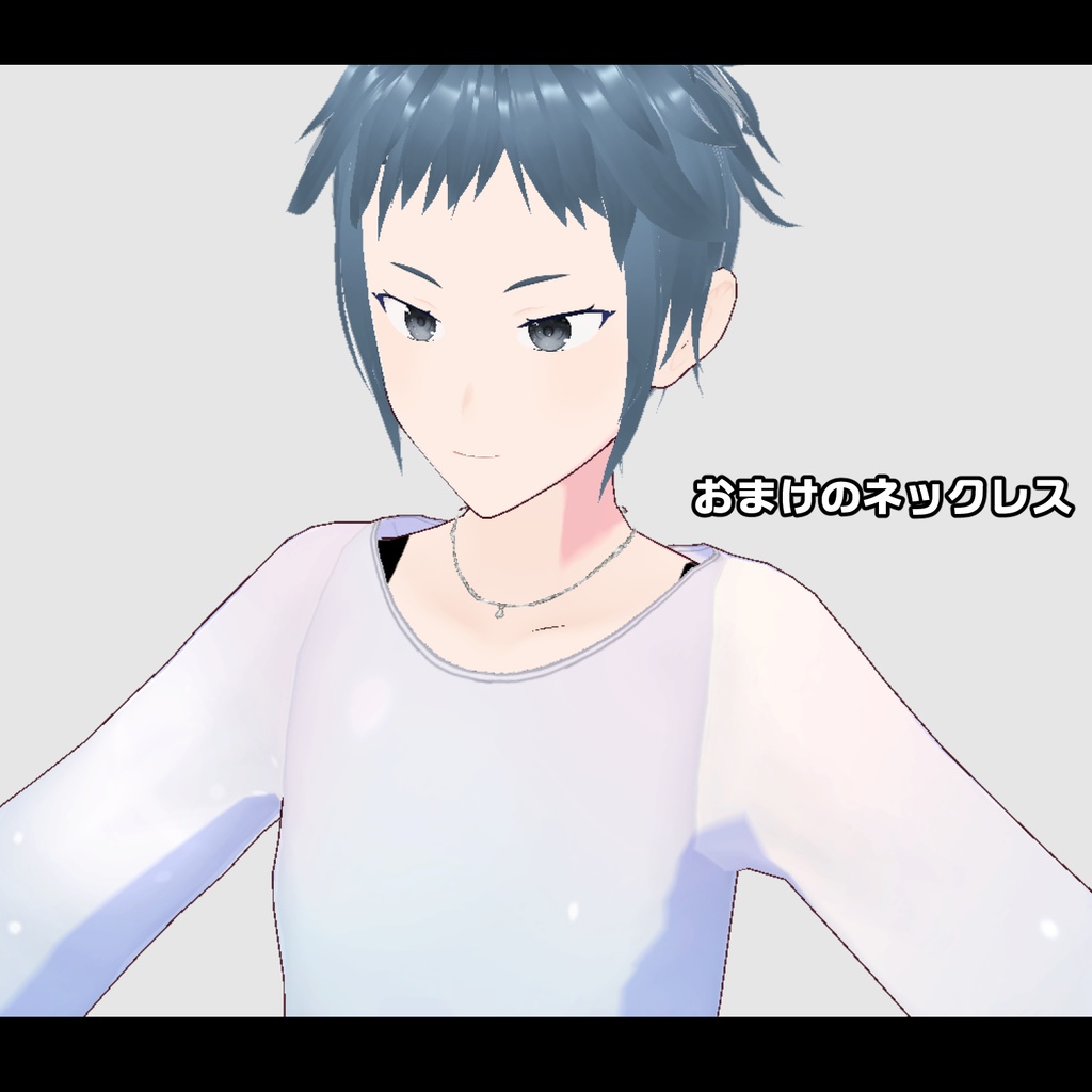 【VRoid衣装】後ろ長めカットソー