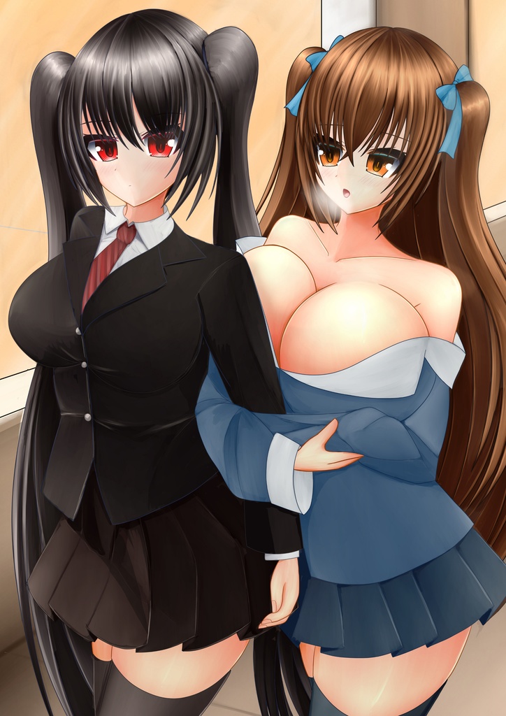 クレア＆アオ　二人でお出かけＢ２タペストリー