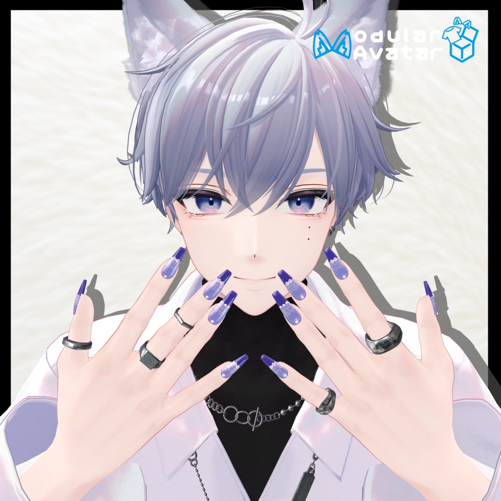 【MA対応】lace ribbon nail