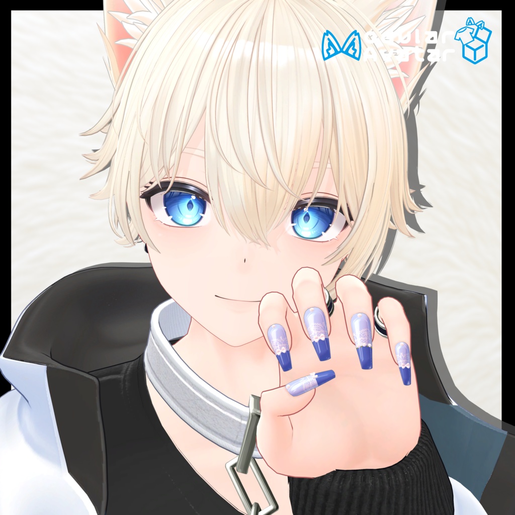 【MA対応】lace ribbon nail