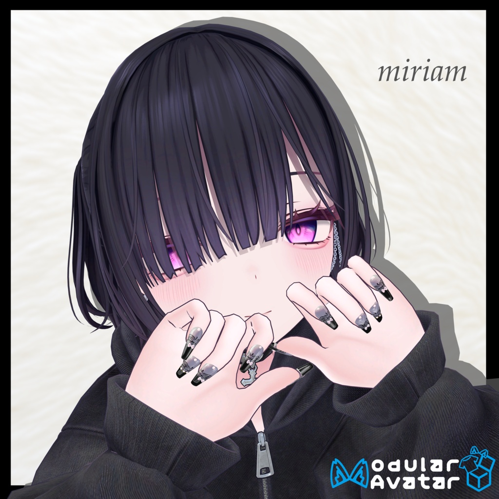 【MA対応】lace ribbon nail