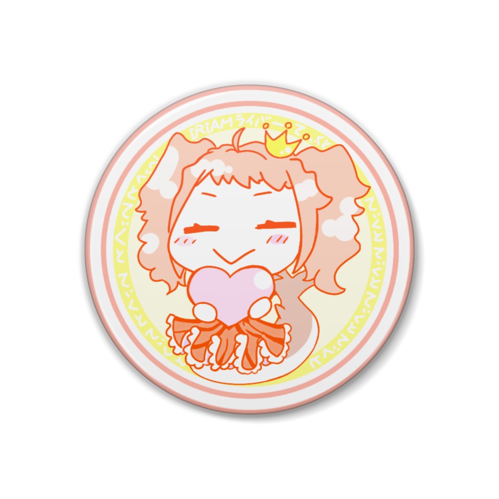 IRIAMライバー〈てぃくと〉缶バッジ