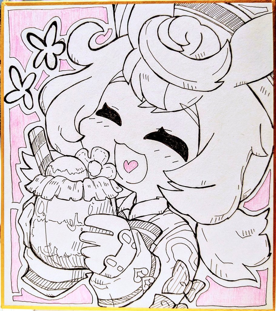 ［原画/色紙］原神　シグウィン